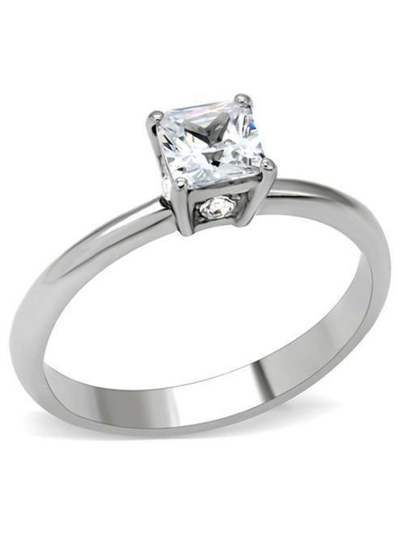 Anillo de Compromiso Boda y Matrimonio con Diamante Zirconia Para Mujeres Italia