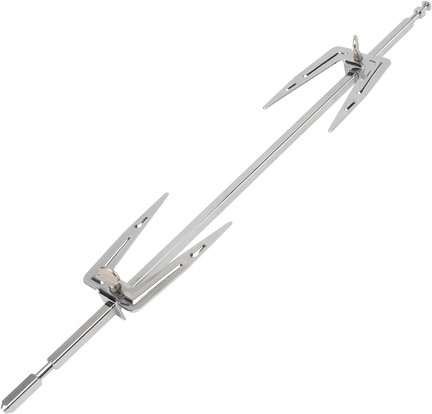 Anilux Air Fryer Fork Rotating Skewer Rotisserie Stainless Steel Grill