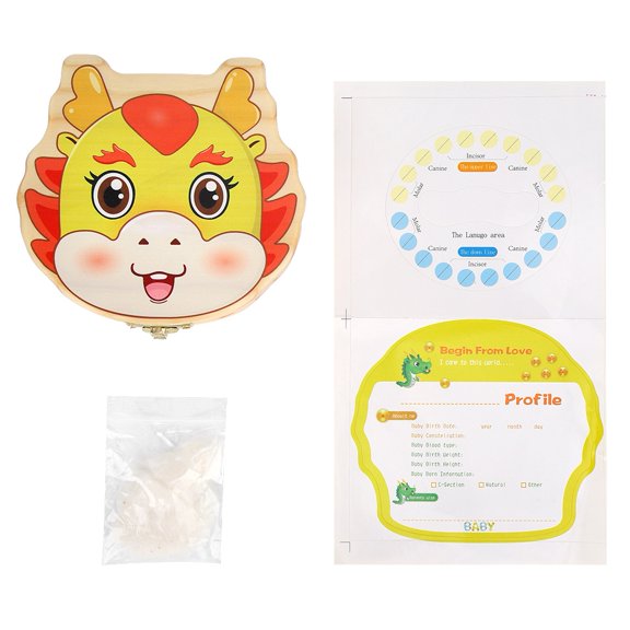 AnimaL shaped Children's Tooth Deciduous Primary Teeth Storage Box Lanugo Collection Case