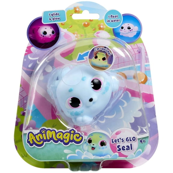 Goliath Animagic Let's Glo Seal, Light Up Bath Toy, Blue