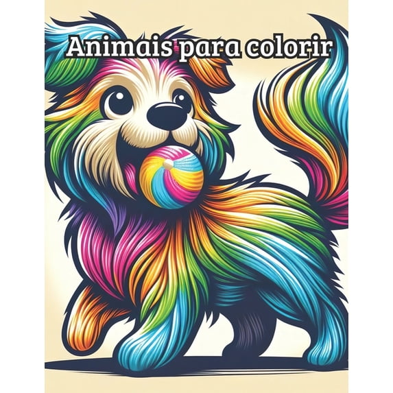 Animais para Colorir, (Paperback)