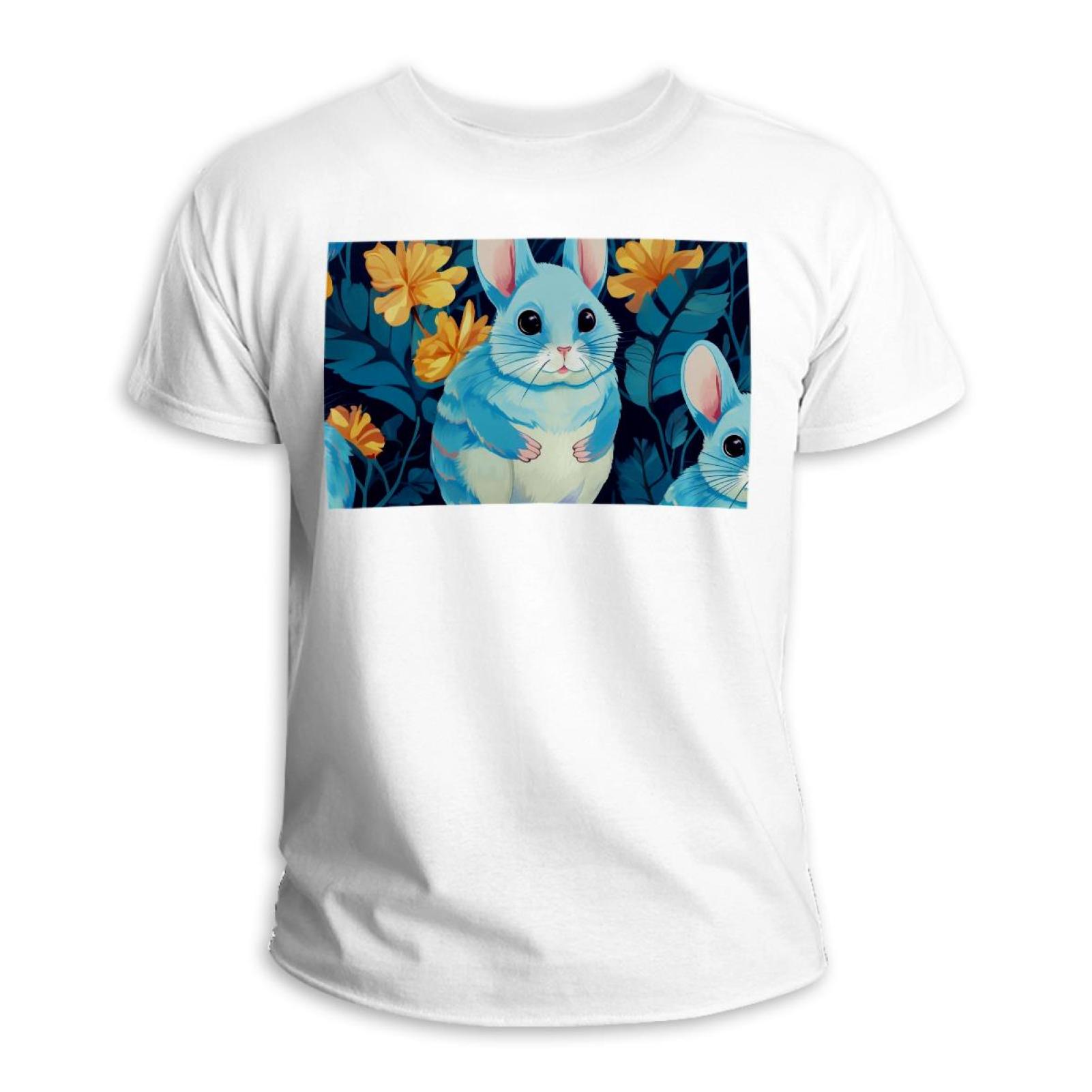 Animal 100 Cotton White TShirt for Men Classic Fit Graphic Tee for