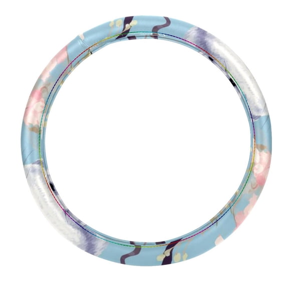 Animal 14.5 Inch Printing PVC Leather Car Wheel Cover, Steering Wheel Cover, Auto Accessories