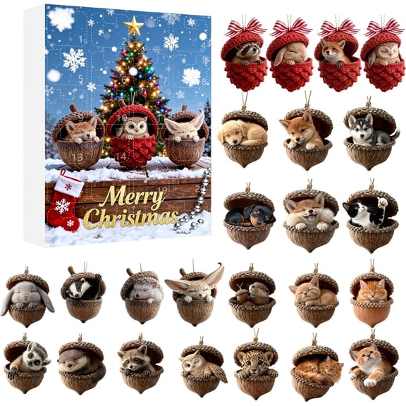 This Animal 2D Pendant Countdown Will Color To Your Holiday Season And Bring Unparalleled ! Design Sprint Timer Sand Garden Clock Kitchen Timer Digital Double Countdown to Christmas for Kids Kids