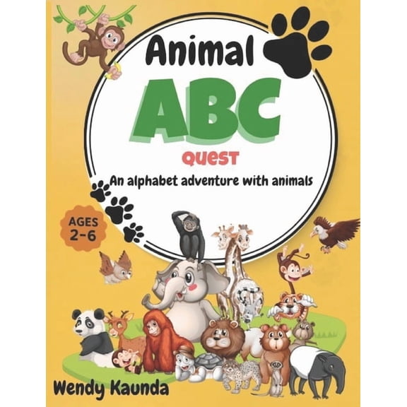 Animal ABC Quest: An Alphabet Adventure With Animals, (Paperback)