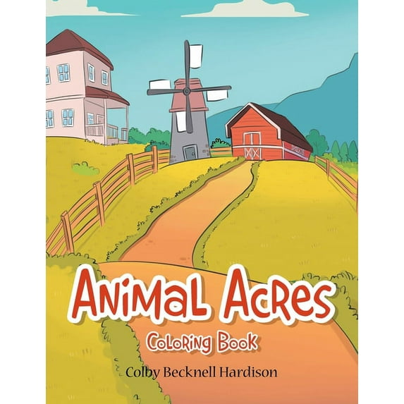 Animal Acres: Coloring Book, (Paperback)