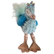 Animal Adventure Plush Fuzzy Blue Peacock 10" Long Legged Stuffed Animal Pal