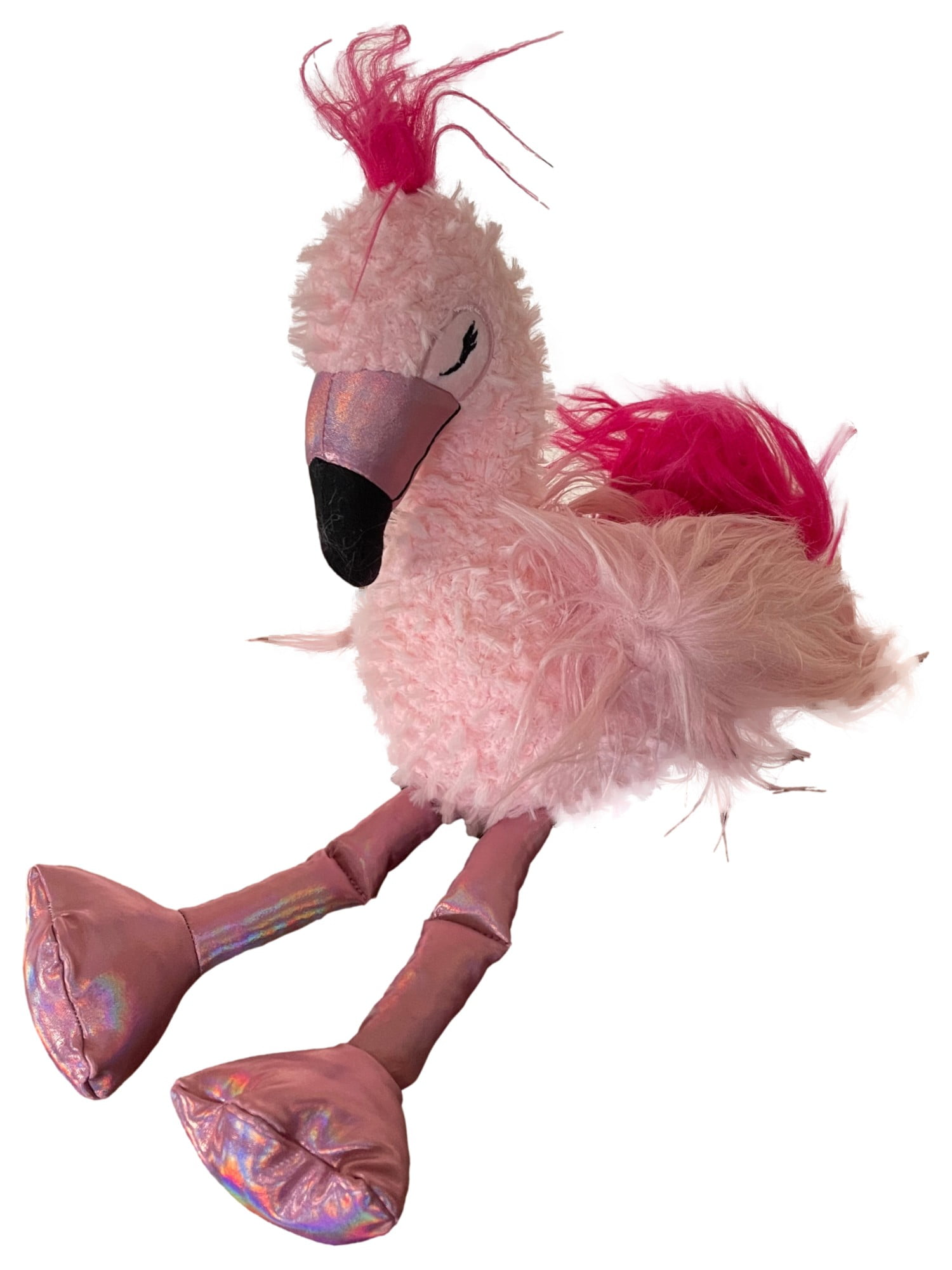 Animal Adventure Plush Fuzzy Pink Flamingo 10