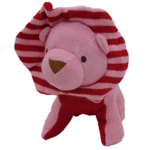 Animal Adventure Plush Knit Dog Stuffed Animal Valentine Puppy With Bonnet Pal