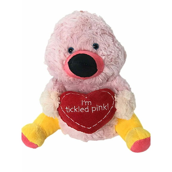 Animal Adventure Plush Tickled Pink Duck 8" Stuffed Animal Pal