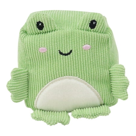 Animal Adventure® Squish Cubes™ Calming Squeeze Fidget Friend Sensory Plush, 3" Green Frog, Child