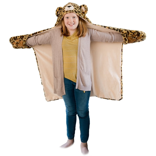 Animal Adventure Wild for Style™ 2-in-1 Transformable Cape 10" Leopard Plush Toy