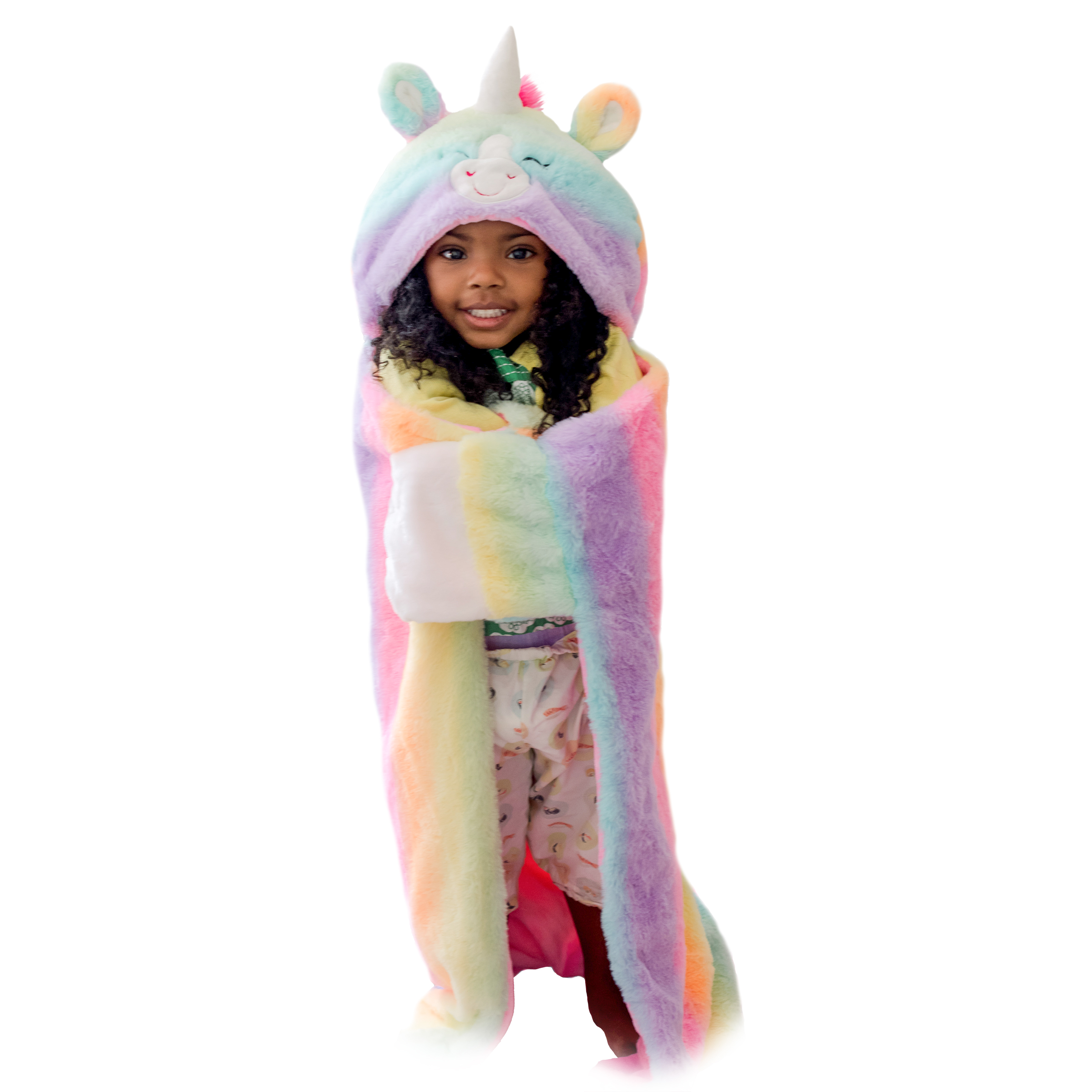 Animal Adventure® Wild for Style™ 2-in-1 Transformable Character Cape & Plush Pal – Unicorn - image 1 of 7