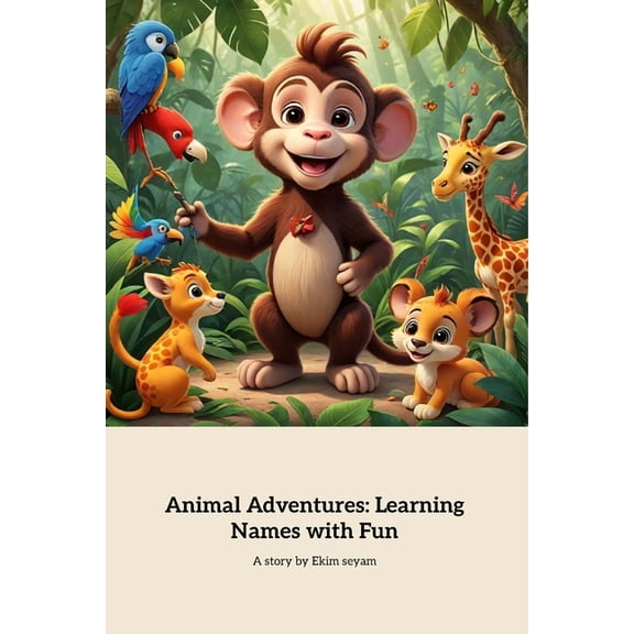 Animal Adventures Learning Names with Fun: A fun and interactive animal learning experience, (Paperback)