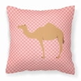 thumbnail image 1 of Animal Art Checkboard Design Fabric Decorative Pillow, 1 of 4
