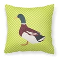 thumbnail image 1 of Animal Art Checkboard Design Fabric Decorative Pillow, 1 of 4