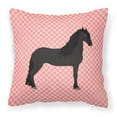 thumbnail image 1 of Animal Art Checkboard Design Fabric Decorative Pillow, 1 of 2
