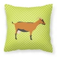 thumbnail image 1 of Animal Art Checkboard Design Fabric Decorative Pillow, 1 of 2