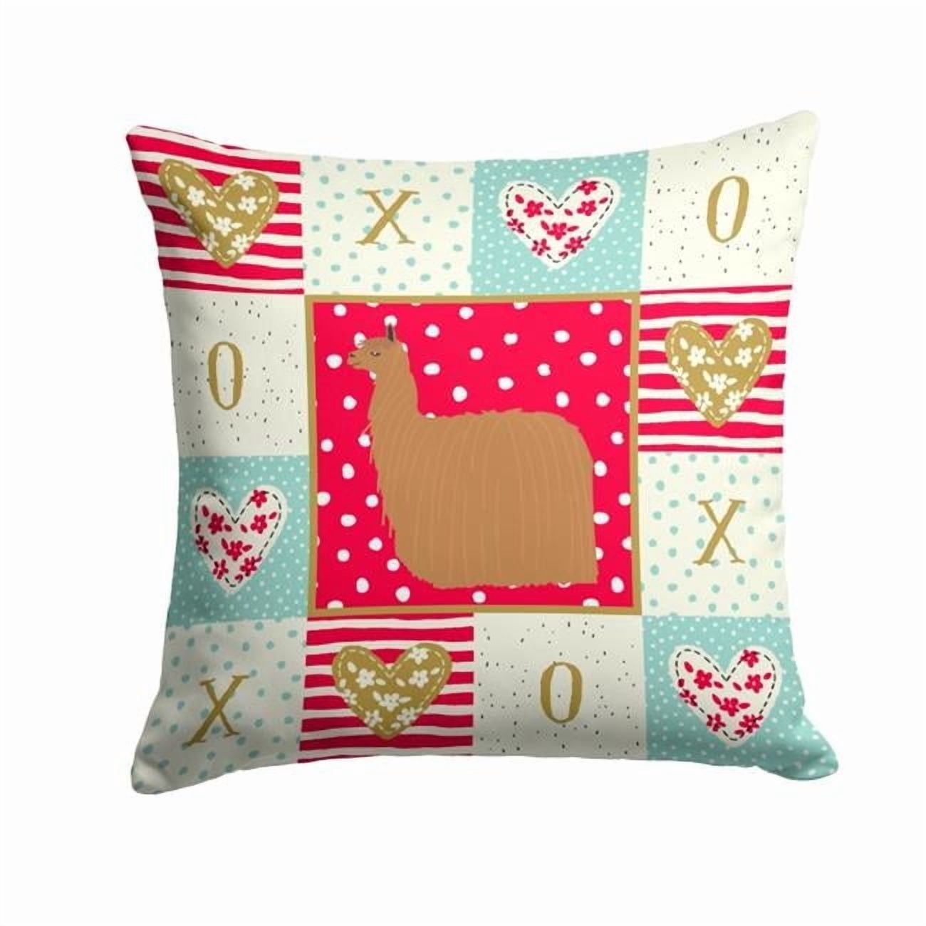 Animal Art Love Fabric Decorative Pillow