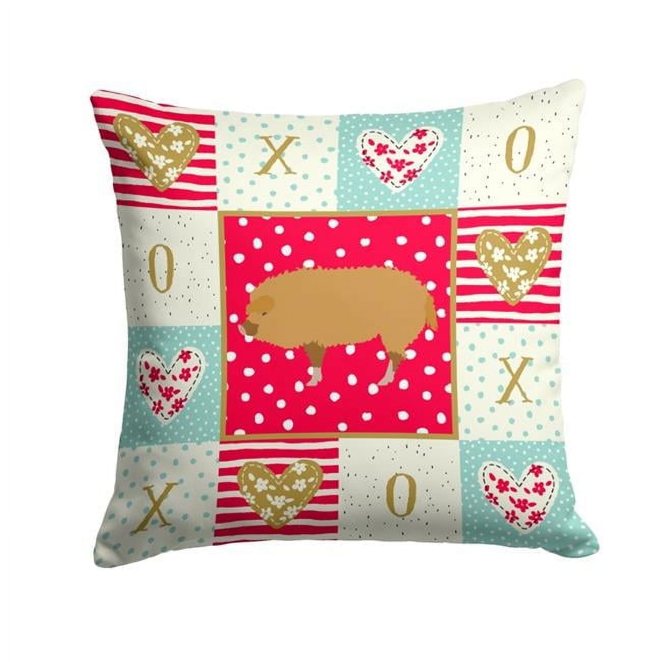 Animal Art Love Fabric Decorative Pillow