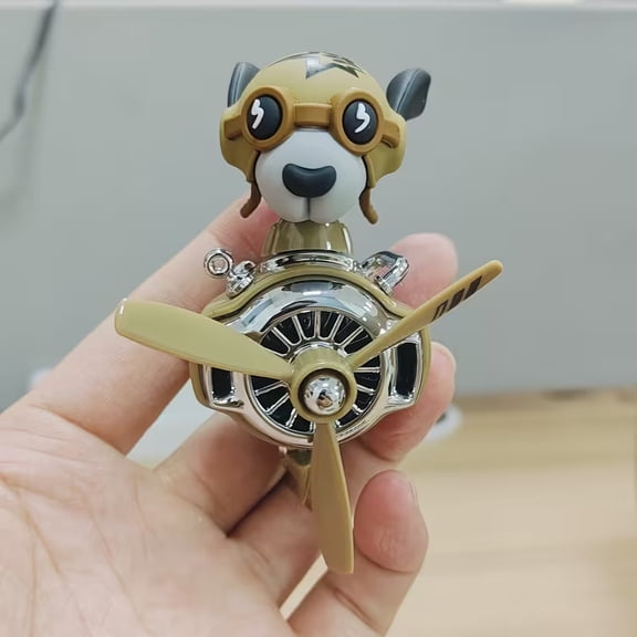Animal Aviation Car Fragrance Diffuser Kitten Hound Pilot Cup Holder Vent