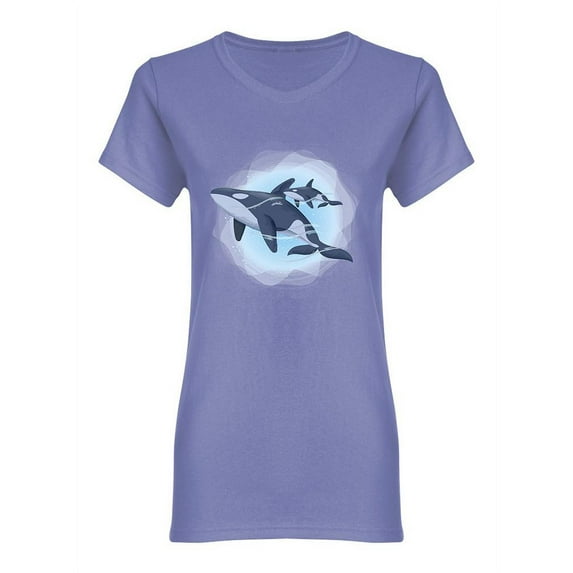 Animal Baby Orca Shaped Tee Women's -Image by Shutterstock
