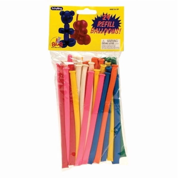 Animal Balloon Refill, 24 Count