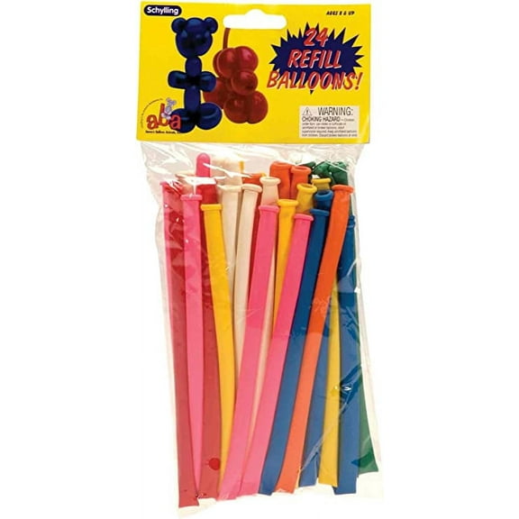 Animal Balloon Refill, 24 Count