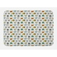 thumbnail image 1 of Animal Bath Mat, Colorful and Whimsical Layout of Various Creatures Polka Dotted Funny Elements, Plush Bathroom Decor Mat with Non Slip Backing, 29.5" X 17.5", Multicolor, by Ambesonne, 1 of 2