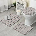 thumbnail image 1 of Animal Beagle Cute Dog Bathroom Rugs Sets 3 Piece,Toilet Cover Set,Absorbent Non Slip Bathroom Mats Sets with U-Shaped Contour Rug Toilet Rug Set, 1 of 5