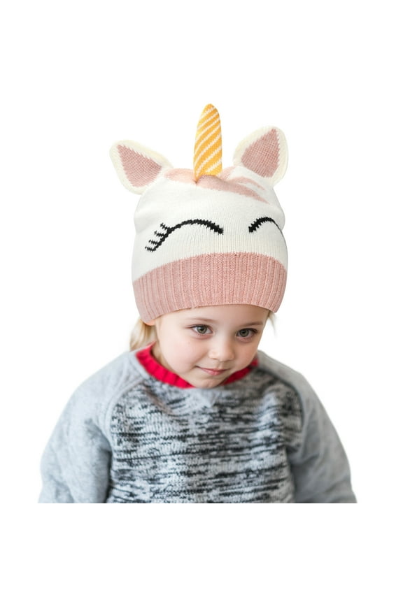Animal Beanie, Unicorn Hat, Halloween With Ears Fluffy Cute Beanie For Halloween, Winter Daily Animal Beanie