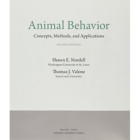 Pre-Owned Animal Behavior: Concepts Methods and Applications Paperback