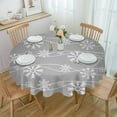 thumbnail image 1 of Animal Bird Leaves Round Table Cloth Waterproof Wedding Holiday Tablecloth Coffee Table Decor Table Cover, 1 of 6