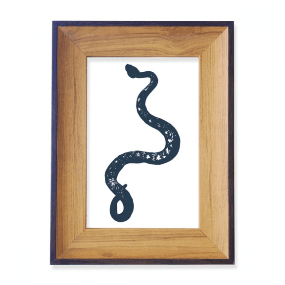Animal Black Snake Sketch Pattern Photo Frame Exhibition Display Art Desktop Painting