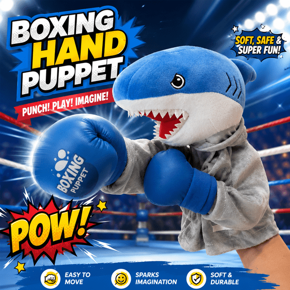 Animal Boxing Puppet Kung Fu Sharks, Boxing Puppets, Hand Puppets - Boxing Puppets, Kung Fu Animal Toys Husky Gloves, Birthday Party Pet Toys, Funny Gifts