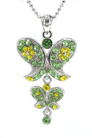 Swarovski Necklace Butterfly display picture 1