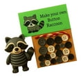thumbnail image 1 of Animal Button Craft Set Complete Supplies for Handmade Ornament Art Project Home Decoration Button Animal Set, 1 of 8