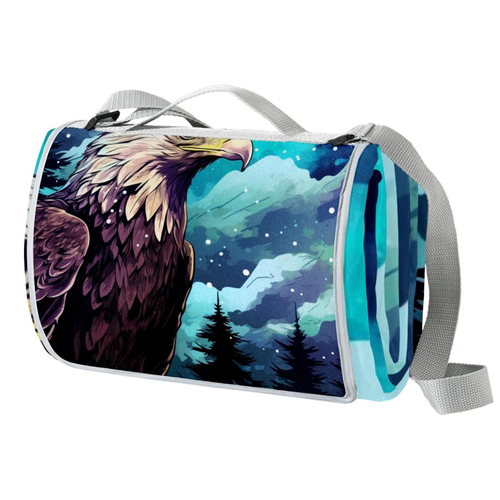 Animal Canvas Picnic Mat Waterproof Outdoor Blanket for Camping