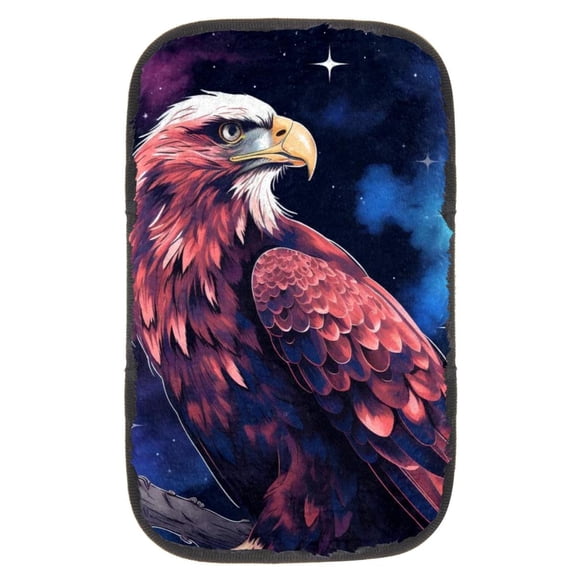 Animal Car Armrest Pad Cover 12.5x8.2 Inch Soft Comfortable Furry Printed - Car Armrest Mat Pad