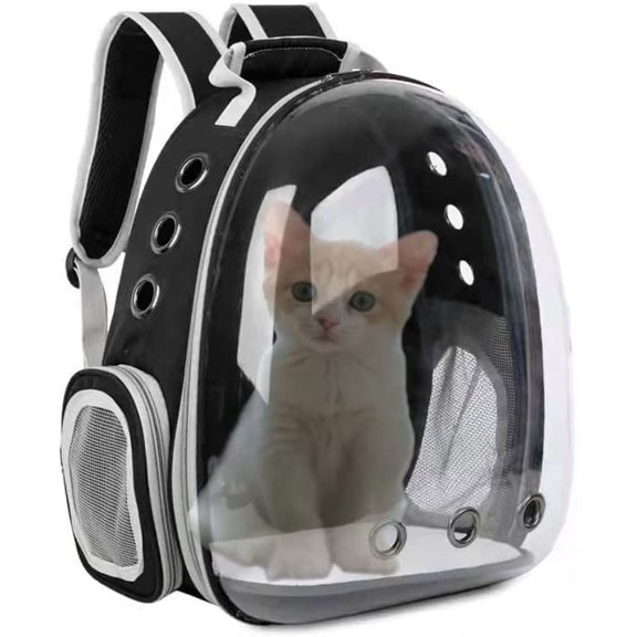 Animal Carrier Backpacks,Transparent Space Capsule Bubble Pet Backpack Bag for Small Dogs Cats Airline Approved Travel Carrier