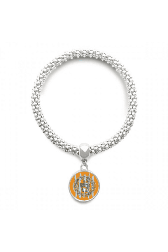 Animal Cartoon Combination Pattern Sliver Bracelet Pendant Jewelry Chain Adjustable Bangle