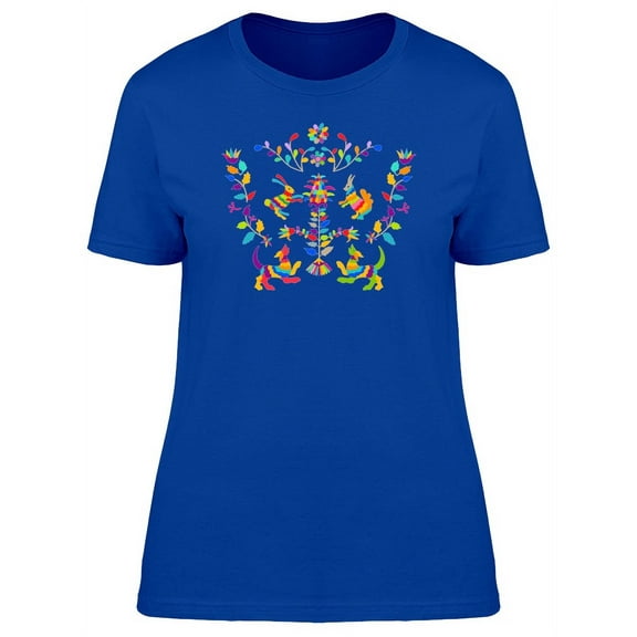 Animal Celebreation Otomi T-Shirt Women -Image by Shutterstock, Female Small