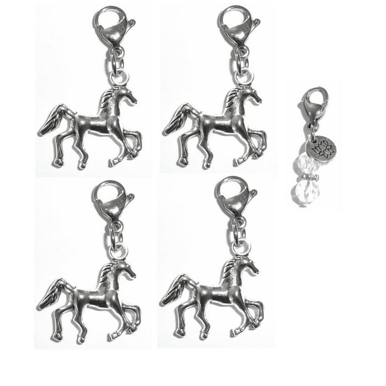 Animal Charms Clip On To Anything Perfect For Charm Bracelets And  Necklaces, Bag Or Purse Charms, Backpacks, Zipper Pulls - Multipack Horse  Charms