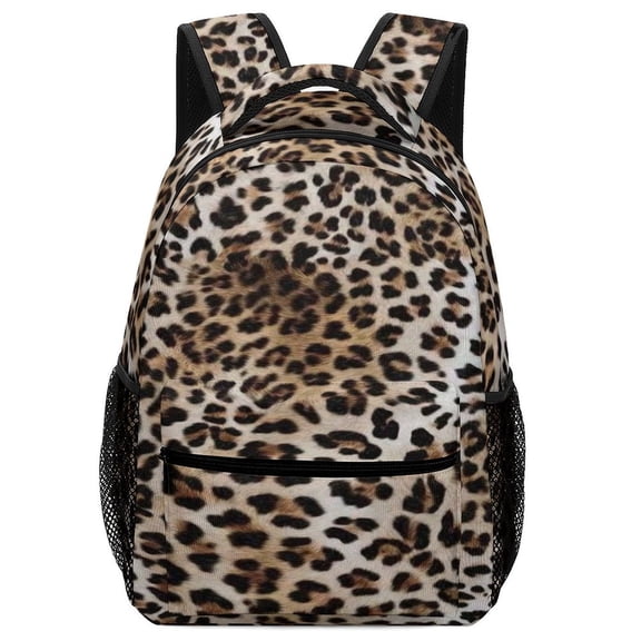 Animal Cheetah Print Backpack for Business Daypack College Canvas Bags Durable