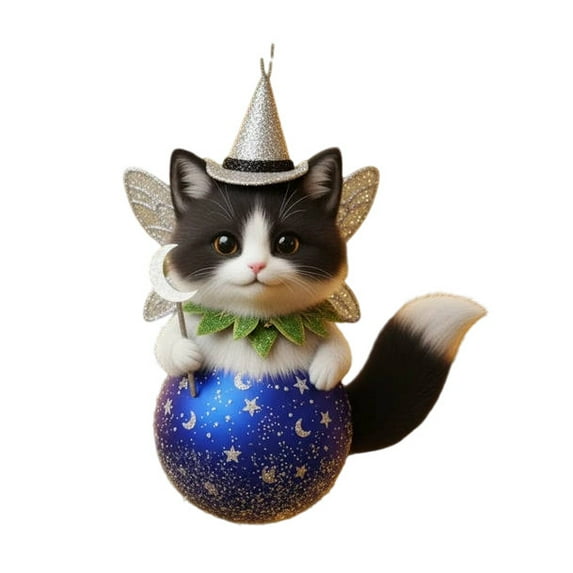 Animal Christmas Ornament, Animal Ball Decor, Christmas Tree Animal Pattern 2D Acrylic Ornament, Christmas Tree Ornaments for Friends, Family Or Anyone Who Adores Animals