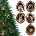 thumbnail image 1 of Animal Christmas Ornaments 2025 Forest Animals Little Animals Acrylic Hanging Decoration Gift for Animal Lovers 5PCS Woodland Christmas Decor, Personalized Ornaments for Christmas Tree, 1 of 9