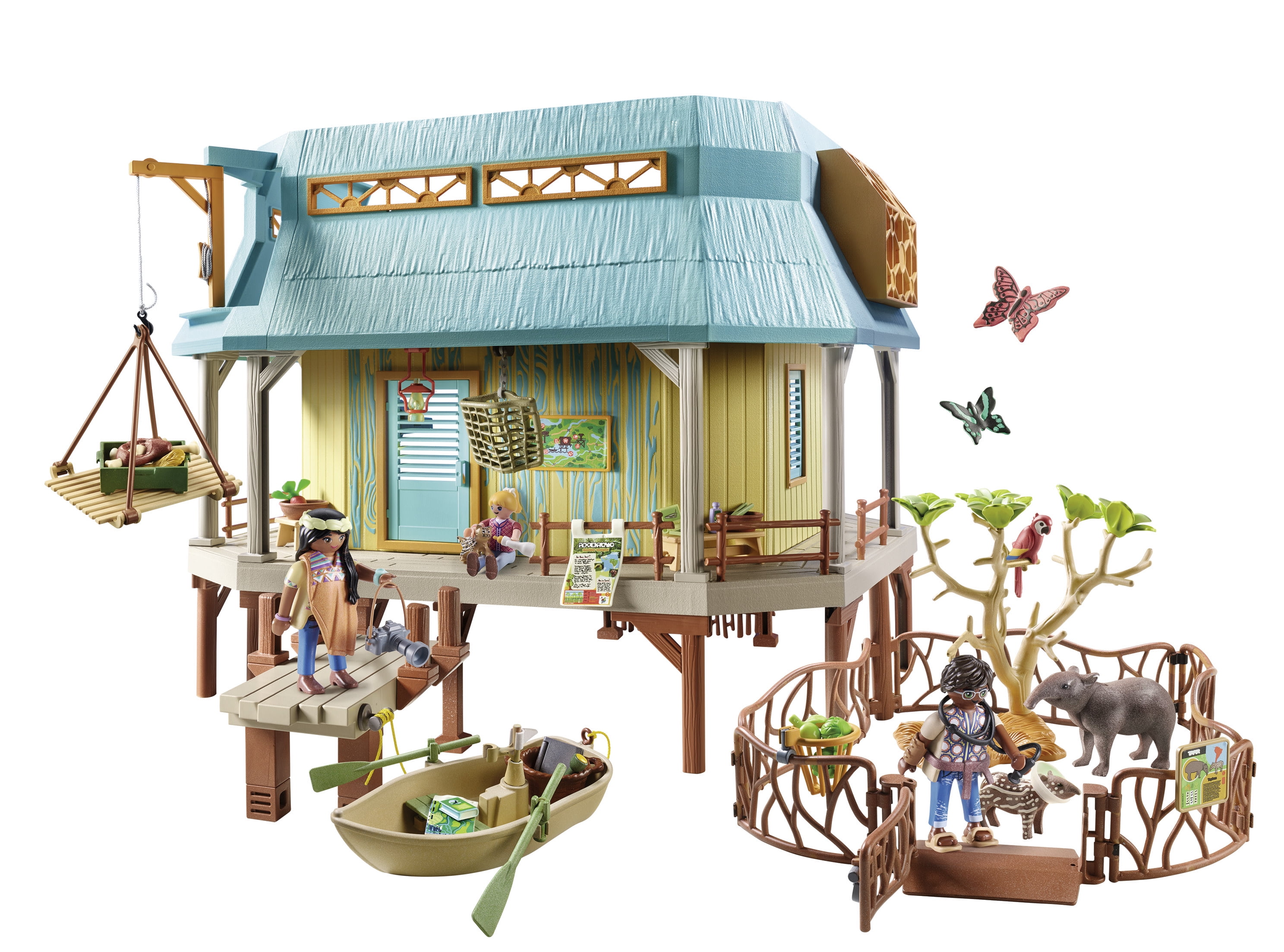 PLAYMOBIL, Animal Clinic, Multicolor, 22.8 x 20.5 x 13 in