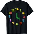 Animal Clock Funny Clock Teaching Time Clock TShirt