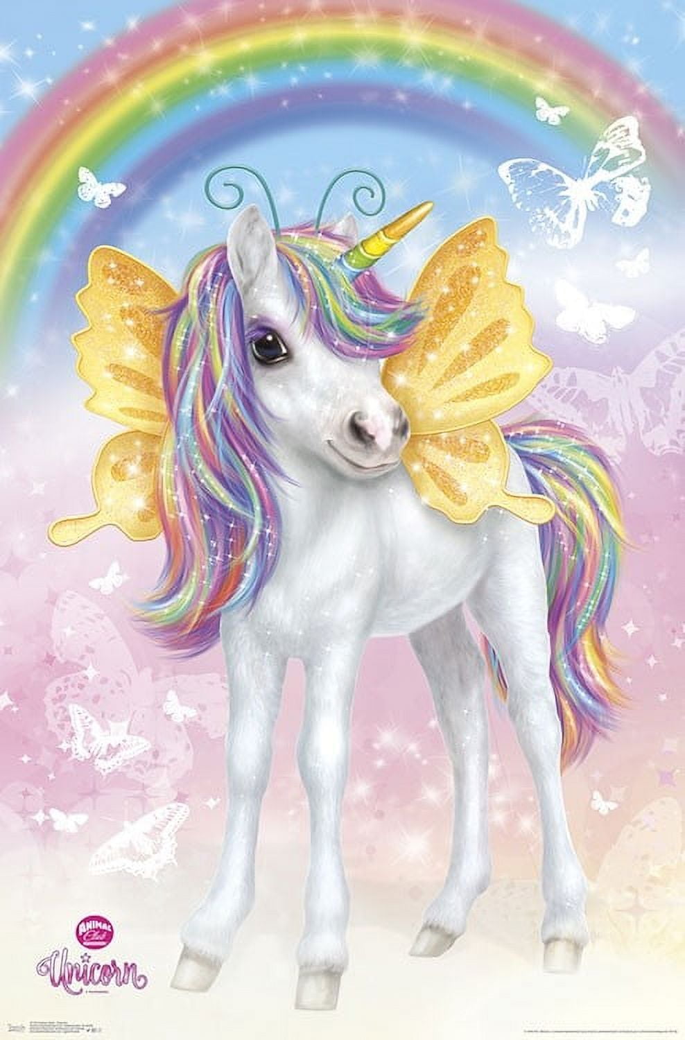 Animal Club - Unicorn Poster Print (22 x 34)