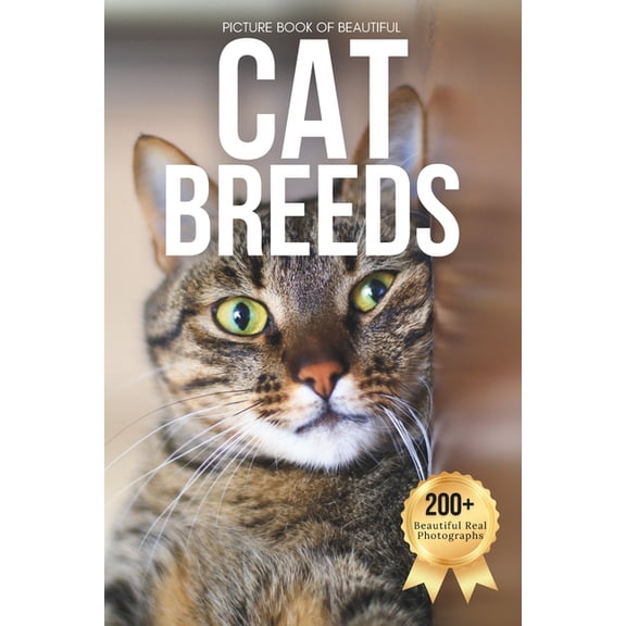 Animal Coffee Table Books Picture Book of Beautiful Cat Breeds: Designed for Seniors Living with Memory Loss, Alzheimer's, Dementia, and Cat-, (Paperback)
